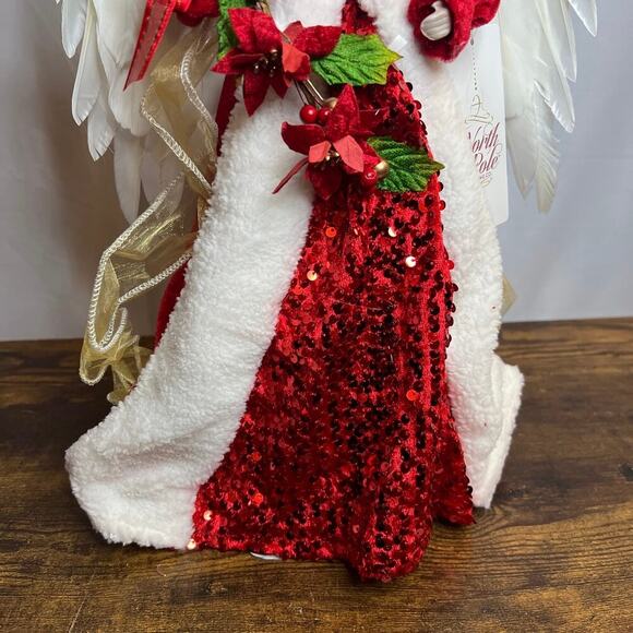 North Pole Trading Co. Angel Christmas Tree Topper - Picture 4 of 10